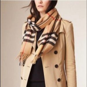 Authentic Burberry Cashmere Scarf